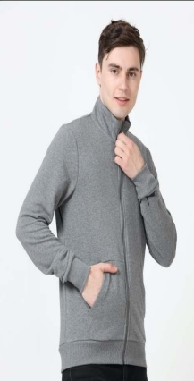 puma polo jacket m.grey heather color