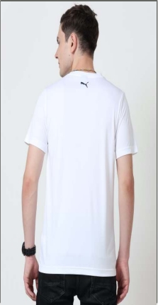 puma polo neck in white color