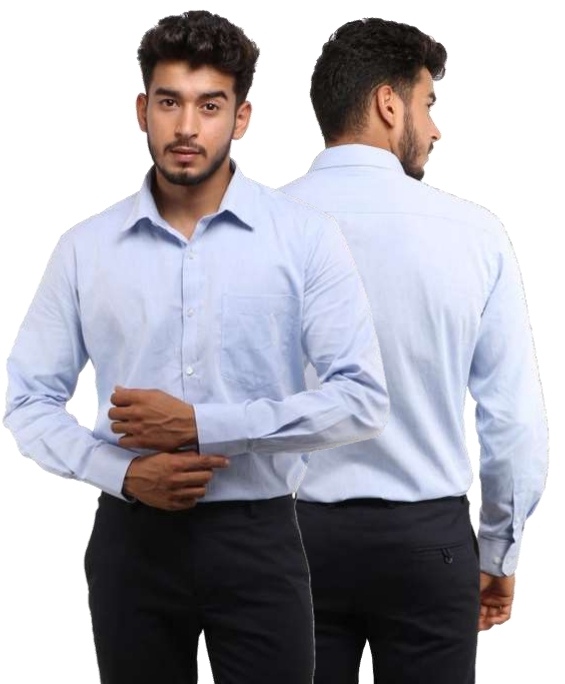 MEN\'S REGULAR FIT FORMAL SKY BLUE SHIRT