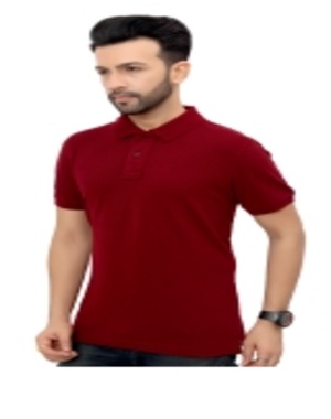 us polo tshirt dark wine color
