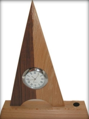wooden table top only clock