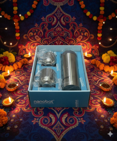 VACCUM FLASK 460 ML + DOUBLE WALLED MUG 100L