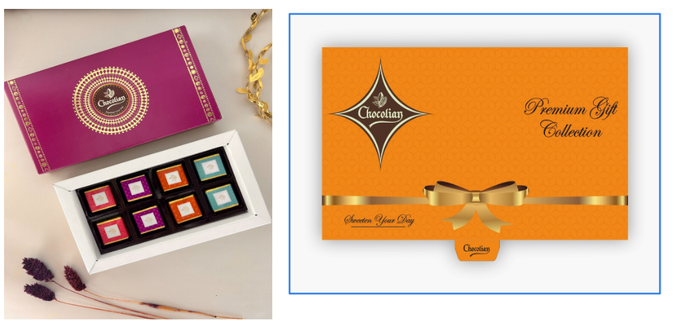 CHCOLATE BOX WITH SLEEVES BRANDING